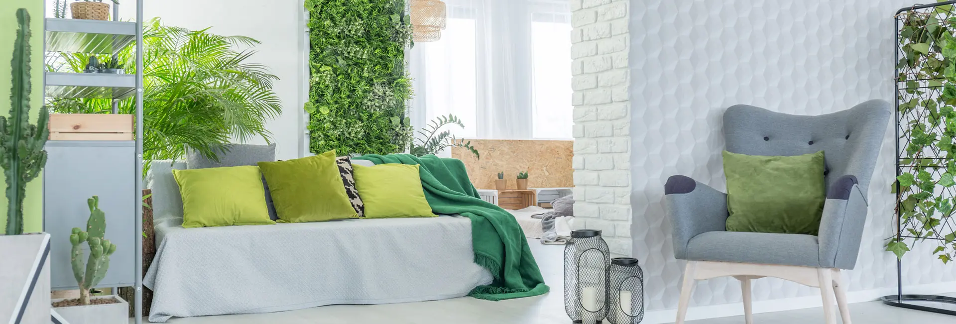 Se puede crear un jardín vertical para restaurantes