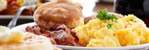 Desayunos: americano, inglés e italiano